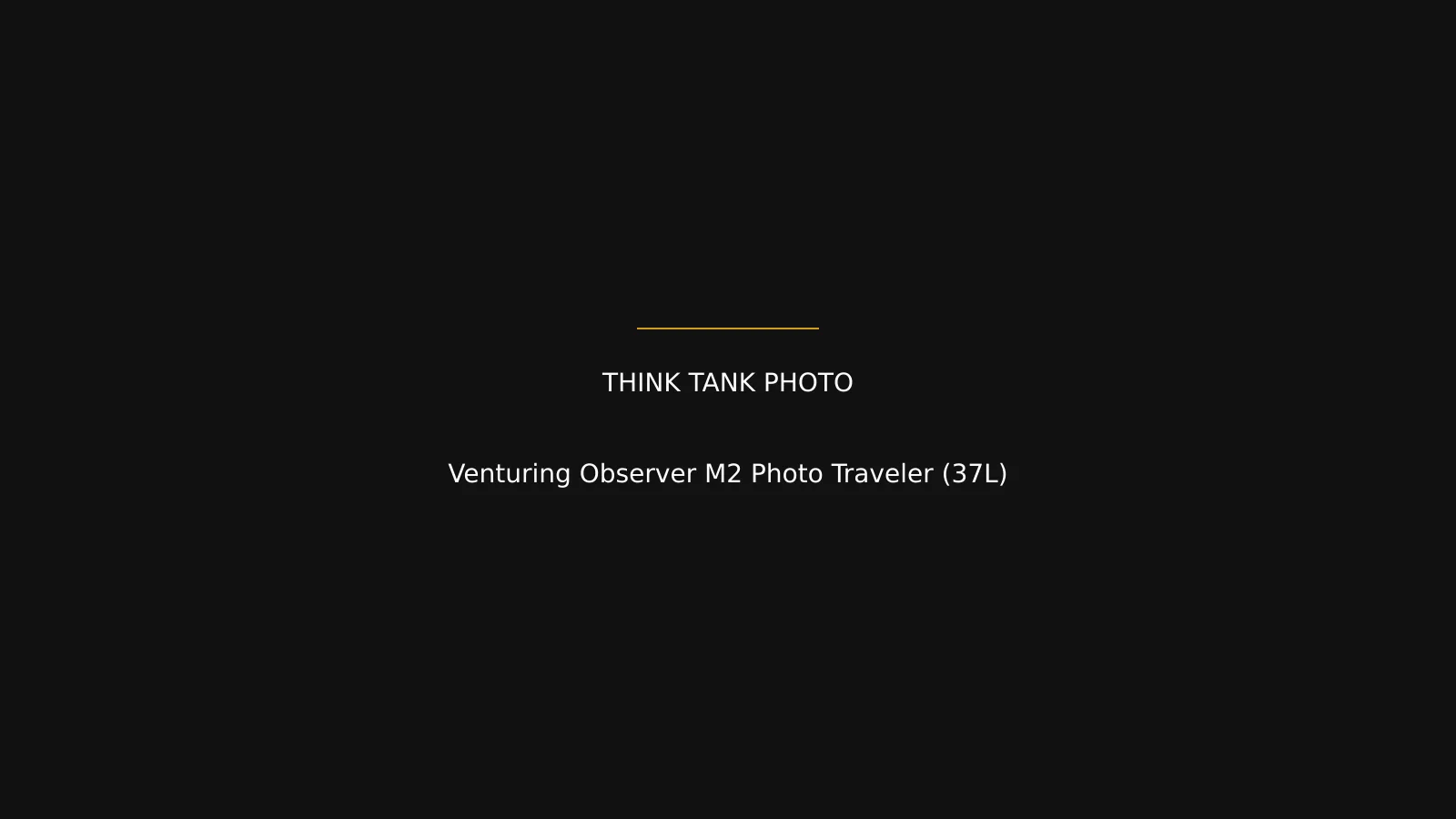 Think Tank Photo Venturing Observer M2 Photo Traveler (37L)