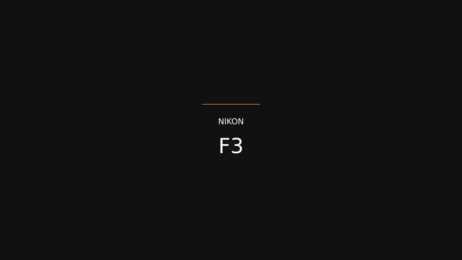 Nikon F3