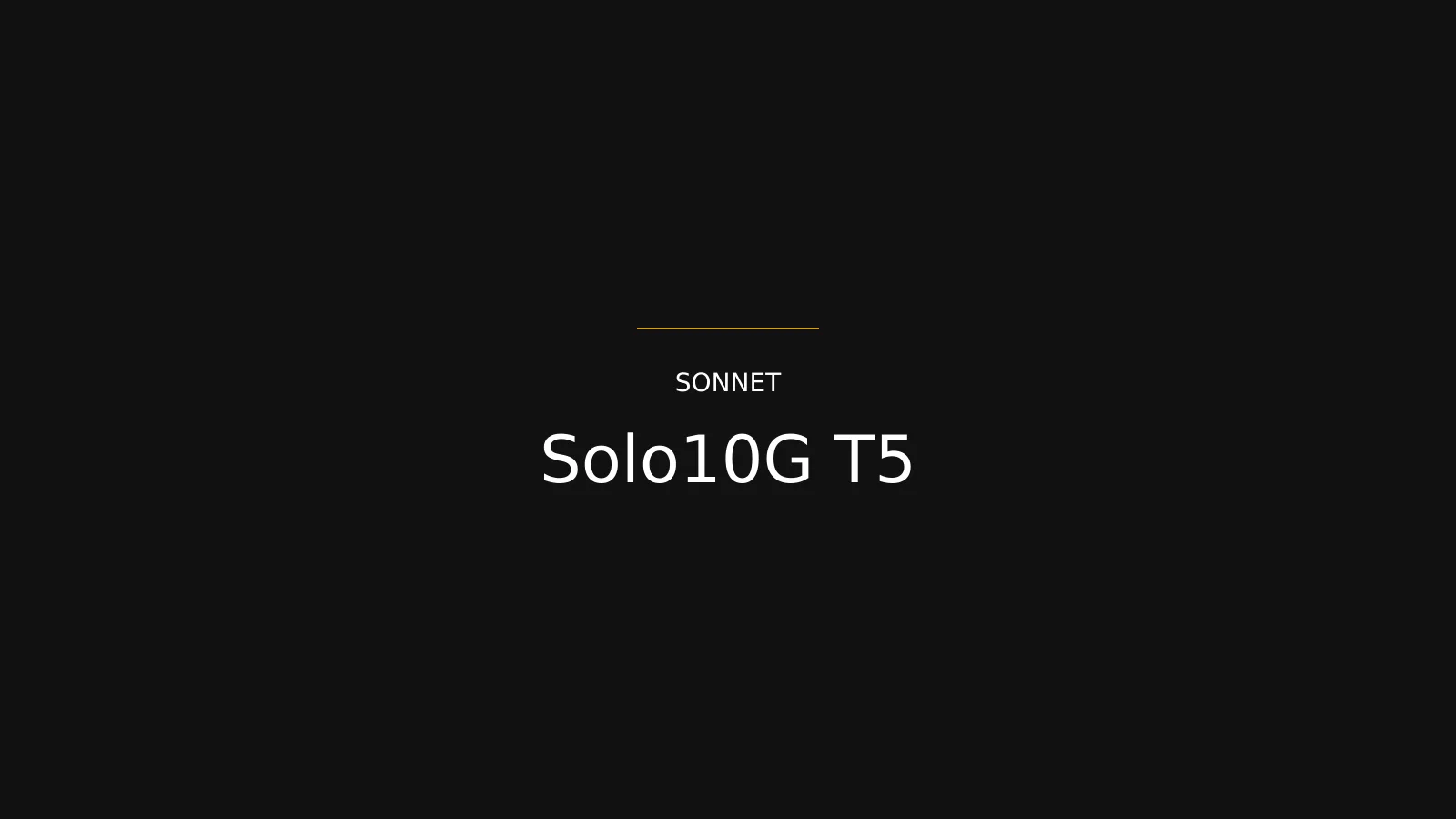 Sonnet Solo10G T5