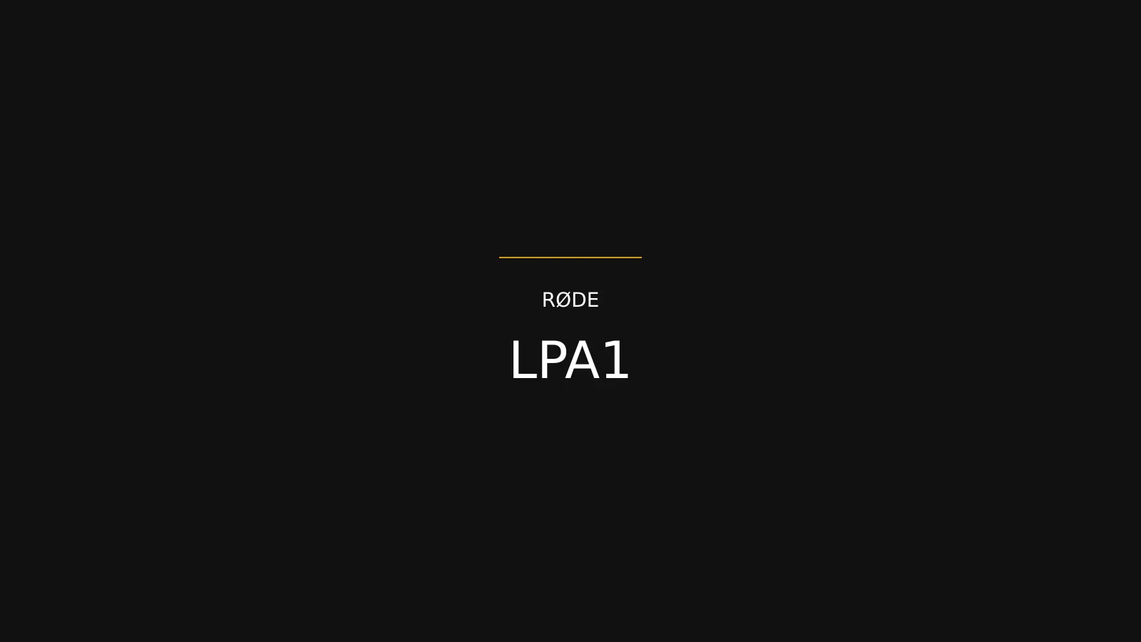 RØDE LPA1